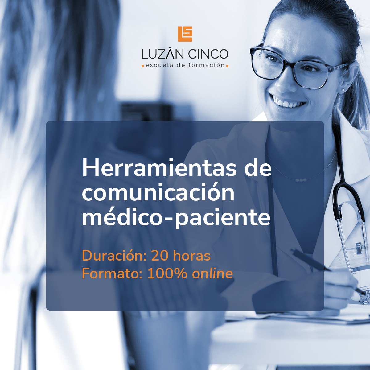 Luzán 5 Escuela de Formación (@luzan5ef) on Twitter photo Mejora tus habilidades de comunicación médico-paciente con nuestro curso impartido por <a href="/Fatima_Cast/">Fátima Castaño</a>. Aumenta tu confianza y afronta con confianza situaciones complejas en consulta. ¡Beneficia a tus pacientes y a tu salud mental!
🔗i.mtr.cool/dceouxmdly
#ComunicaciónEfectiva Mejora tus habilidades de comunicación médico-paciente con nuestro curso impartido por <a href="/Fatima_Cast/">Fátima Castaño</a>. Aumenta tu confianza y afronta con confianza situaciones complejas en consulta. ¡Beneficia a tus pacientes y a tu salud mental!
🔗i.mtr.cool/dceouxmdly
#ComunicaciónEfectiva