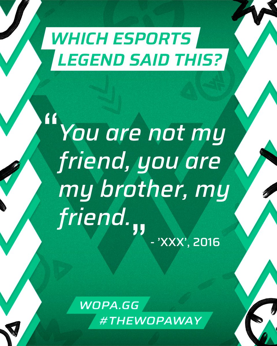 Vi har været i arkivet og👀nogle af de bedste CS 'inspirational quotes' - som taler 💯 ind i WOPAs værdisæt - kan du gætte legenden som har udtalt dette tilbage i 2016 ❓ You should know this... 😉 #TheWopaWay