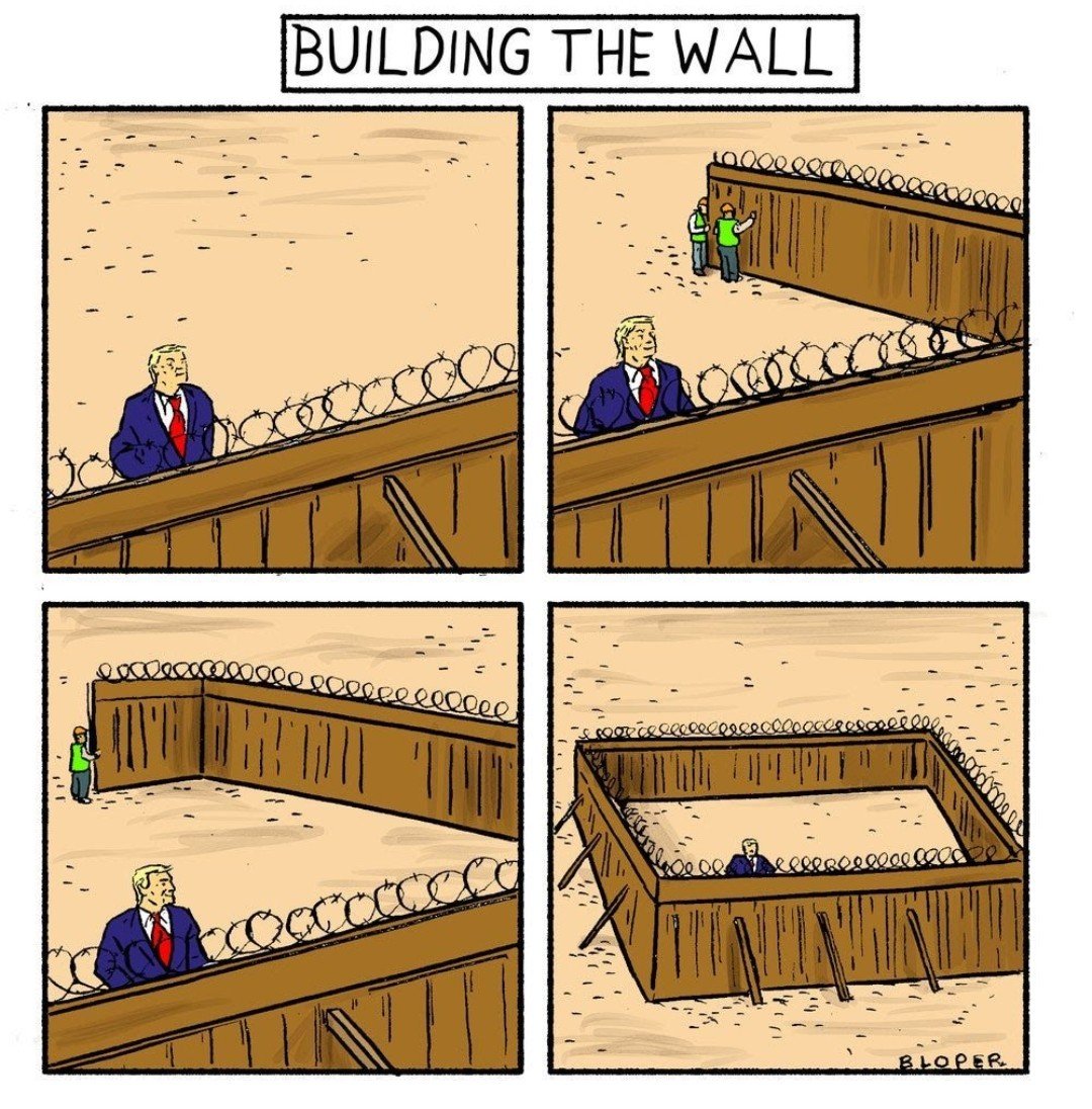 Cartoon: Brenda Loper

#BuildTheWall