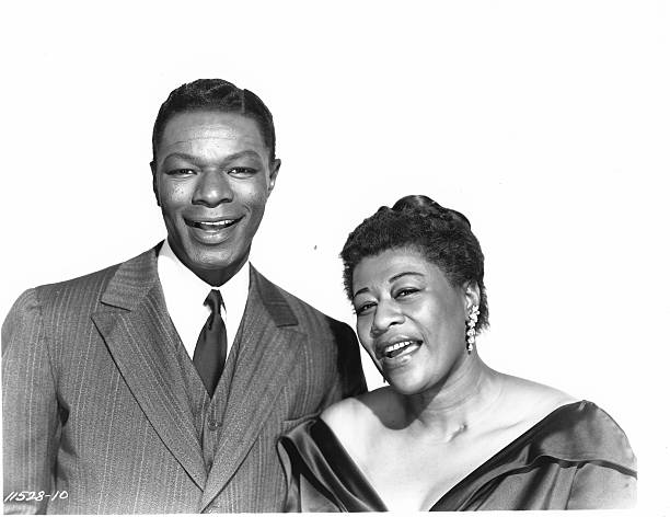 Nat King Cole and Ella Fitzgerald. 📷 Gilles Petard