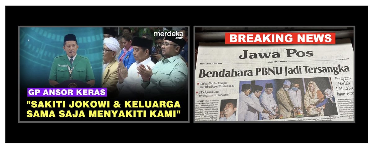 ✍️
PBNU Semakin Norak,
Jokowi Harus Diadili…'

Faizal Assegaf (kritikus)

Aneka kejahatan dalam serangkaian kebijakan rezim Jokowi adalah fakta. Partai Negoro telah menyerukan konsolidasi seluruh elemen rakyat bersatu: Adili Jokowi!

Isu adili Jokowi, telah menjadi gerakan moral
