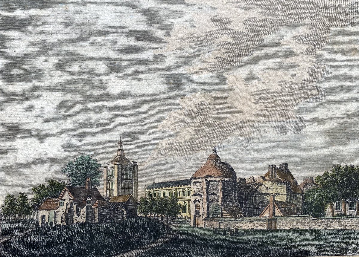 The Great Churchyard, Bury St Edmunds in 1785