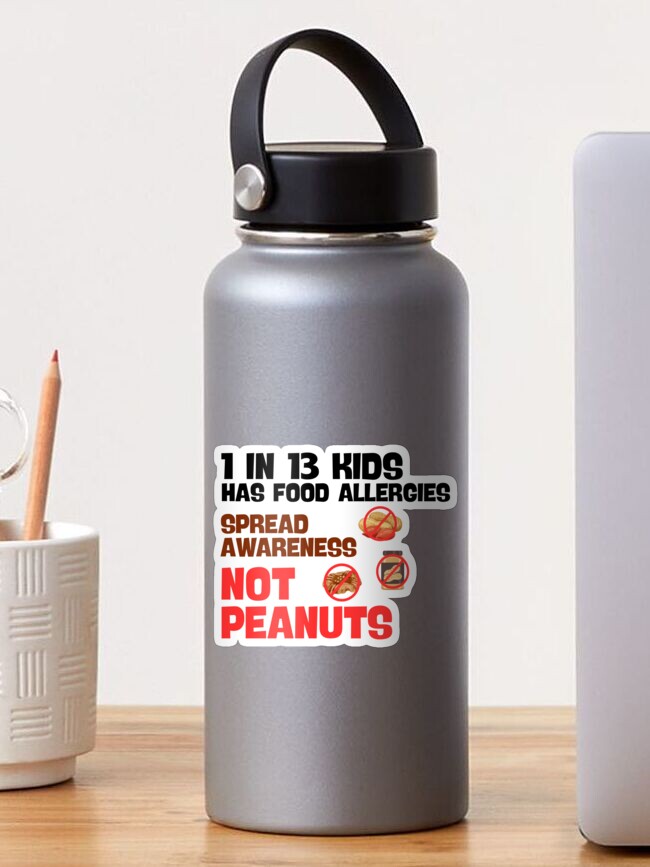 Spread awareness. NOT peanuts. Shop the sticker here:  redbubble.com/i/sticker/pean… 

#redbubble #tuesdaychecklist #tuesdayvibes #tuesdaymotivation #tuesdayshopping #stickers #stickersforsale #peanutallergy #peanuts #allergic #allergy #TrendingVibez #trendingbeauty #trending #funny