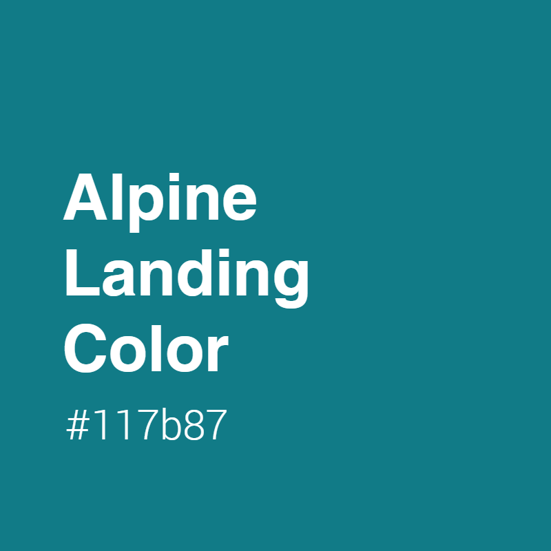 Alpine Landing color #117b87 A Warm Color with Green hue! 
 Tag your work with #crispedge 
 crispedge.com/color/117b87/ 
 #WarmColor #WarmGreenColor #Green #Greencolor #AlpineLanding #Alpine #Landing #color #colorful #colorlove #colorname #colorinspiration