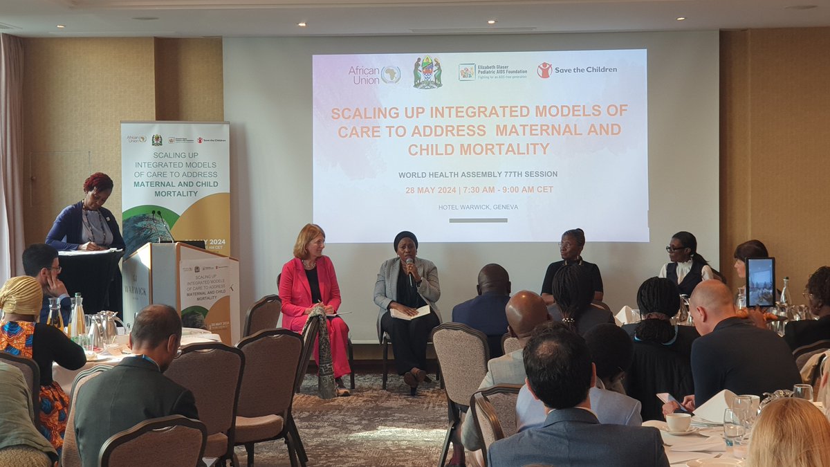'Who speaks for the children?' Thanks @floriako for this thought provoking question to close the panel! #MNCH #WHA77