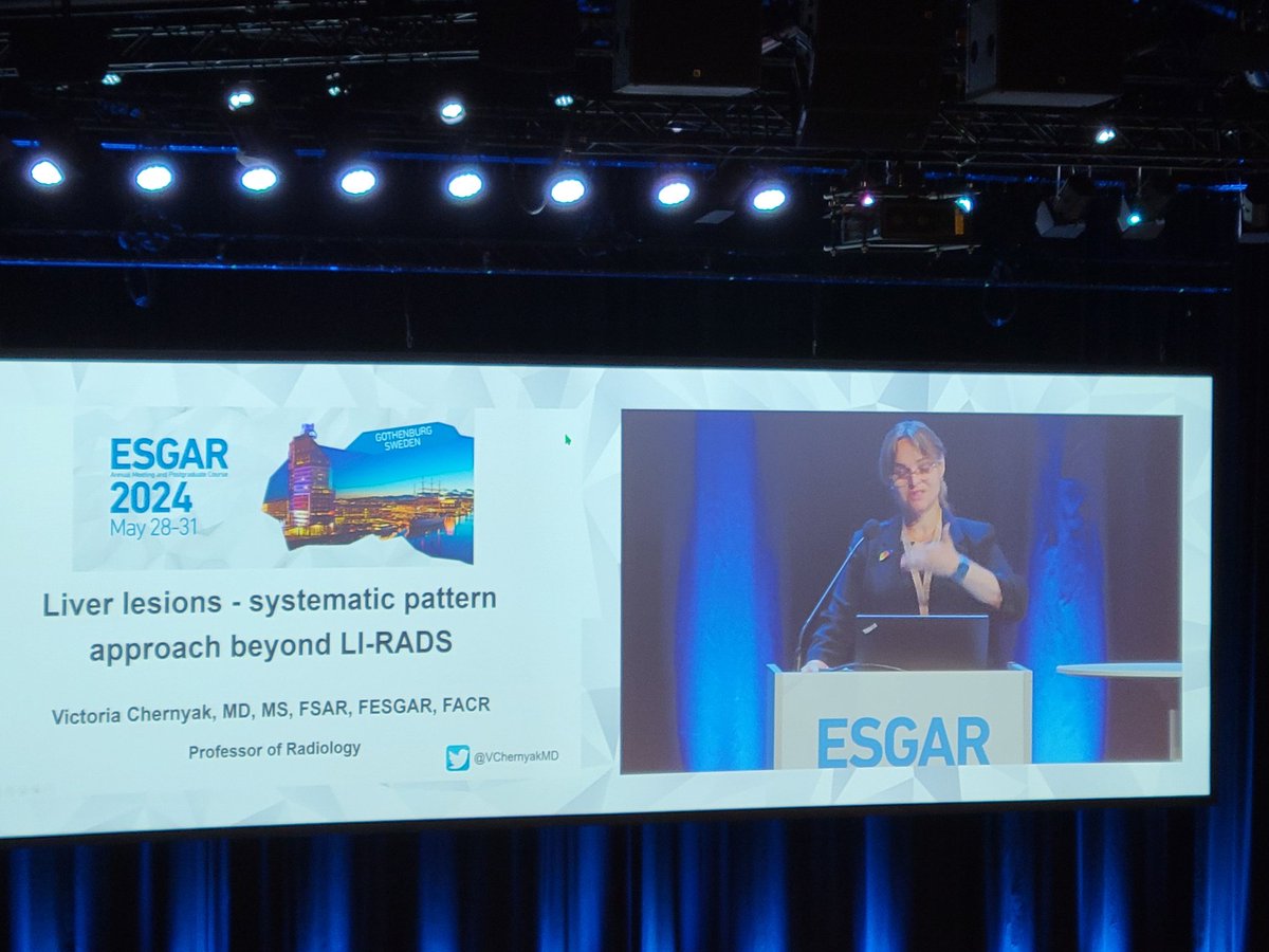 The liver queen @VChernyakMD shares her wisdom at #esgar2024