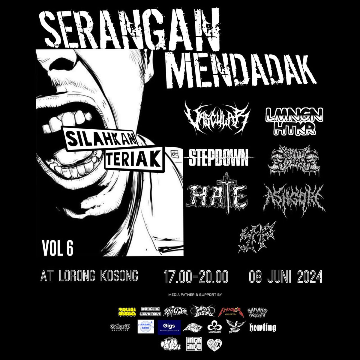 Sampai bertemu di Hajatan Serangan Mendadak Vol. 6 🔥
#LivorMortis