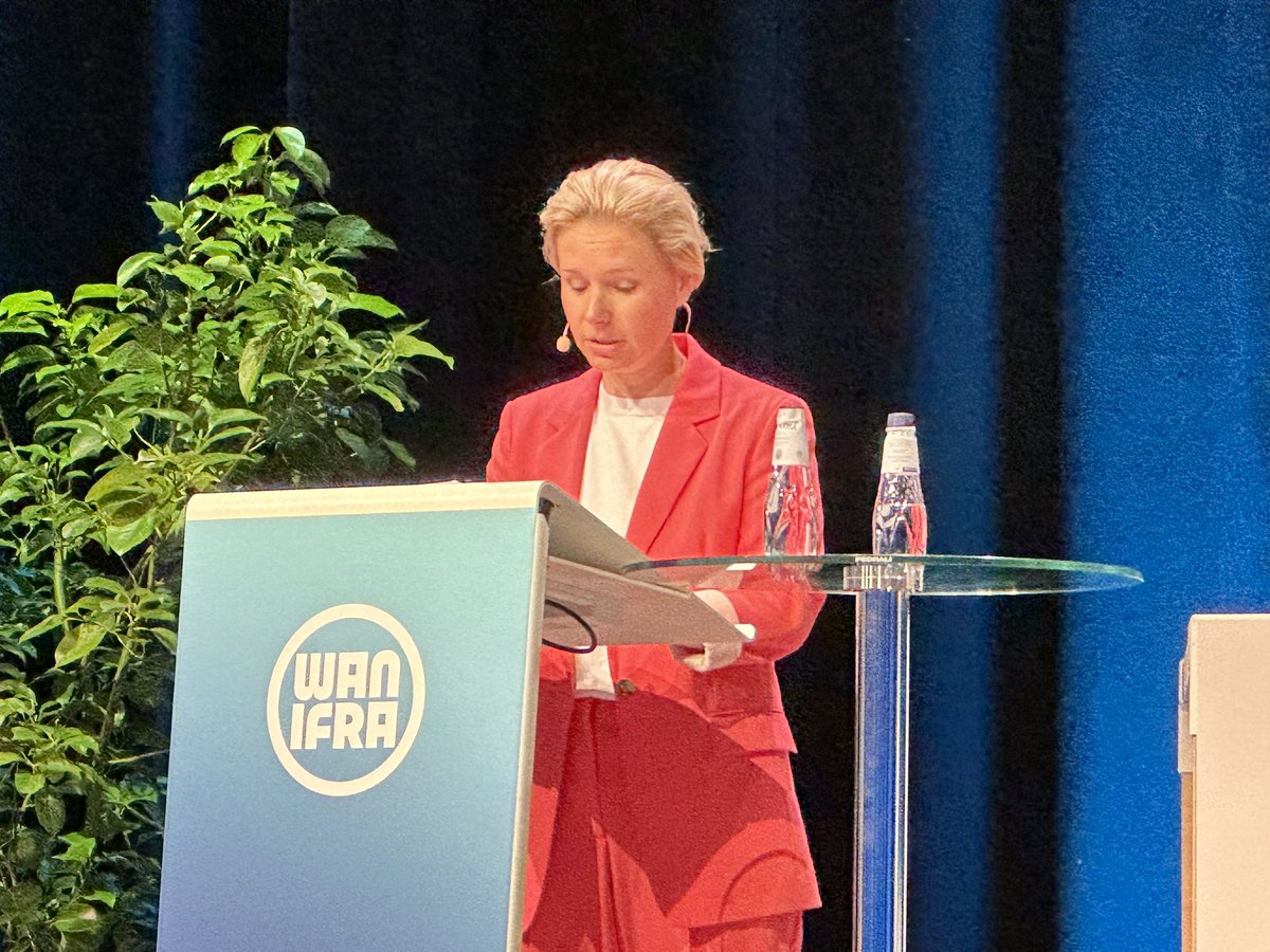 mariaressa's tweet image. First female president of @NewspaperWorld kicks off today’s discussions on the future of news #WNMC24
