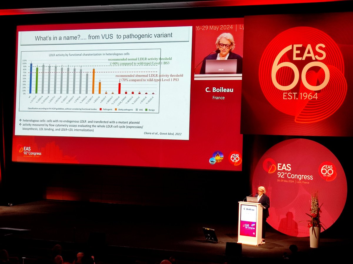 From genetic mutations to variants and VUS, fom VUS to pathogenic variant. Take a seat and enjoy the speech #EASCongress2024
#EASSoMe #MyEAS2024 @EASCongress @society_eas @j_rvl