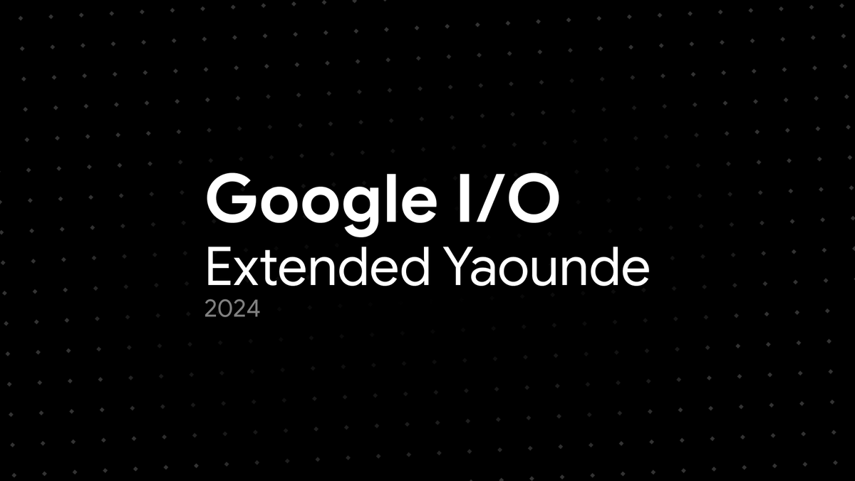 Pourquoi nous organisons le Google IO Extended ?
Pour transmettre l'enthousiasme de la conférence Google I/O à notre communauté locale ! 

Rejoignez-nous pour des mises à jour de développeurs, des conférences techniques et plus encore. #IOExtended #GDGYaounde
