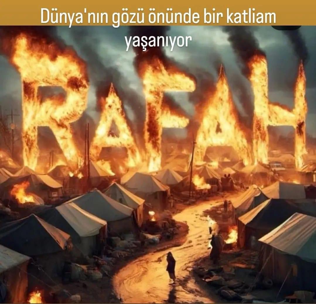 #RafahtaSoykırımVar