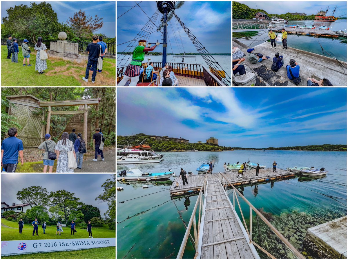 mi8mo's tweet image. 代々木高校、今年度も特別活動第１回は私の担当。本校賢島ベースを起点に、真珠養殖発祥の地、賢島と英虞湾についてのフィールドワークを行いました。エスパーニャクルーズからの英虞湾の様子の観察など、多様な生徒達が、この地域の自然と文化の多様性に触れる、我が校ならではの授業を進めていきます