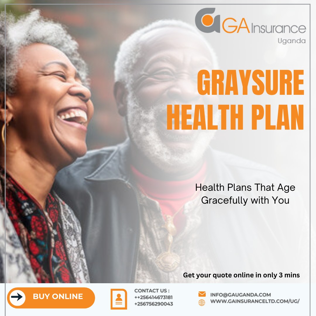 Graysure health plan is a type of insurance policy specifically designed to meet the healthcare needs of older adults, typically those aged 60 - 80 years.
Get your quote online within 3 mins.
#GAInsuranceUganda #Graysure #HealthPlan #SeniorCitizen