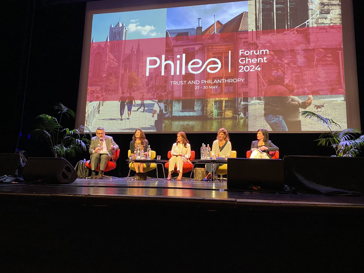 Delighted to be in Ghent at #PhileaForum2024 with 750+ colleagues to join insightful debates on #TrustAndPhilanthropy. Let’s explore practical strategies to enhance trust in philanthropy and its role in building trust in democracy, institutions, and between generations.