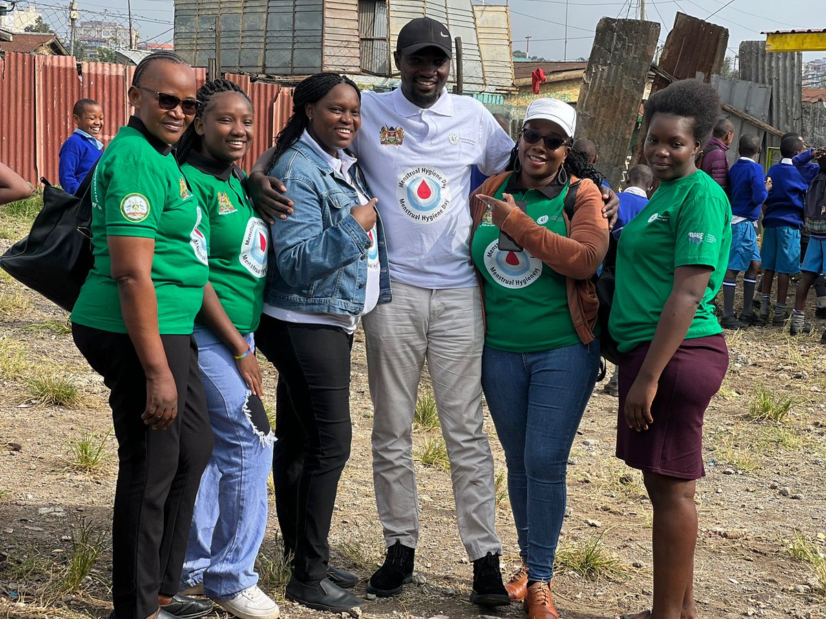 eddah_saidi's tweet photo. Commemorating #MenstrualHealthDay at YMCA Shauri Moyo with this year's theme being "Together for a #PeriodFriendlyWorld 
#WorldMenstrualHealthDay2024 https://t.co/d0WHROrcbB