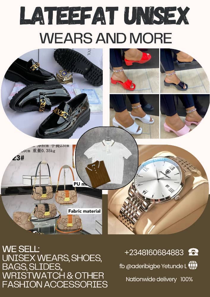 AderibigbeYL's tweet photo. Active in osogbo
Delivery Nationwide https://t.co/DgtU928RDf