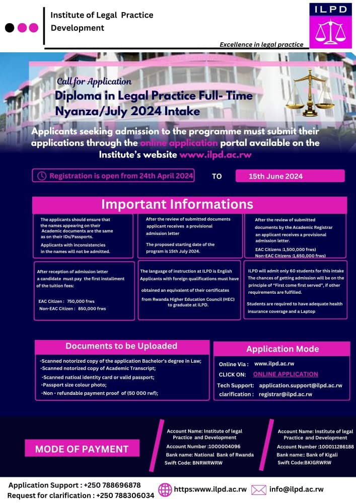 ILPD (@legalpracticerw) on Twitter photo 