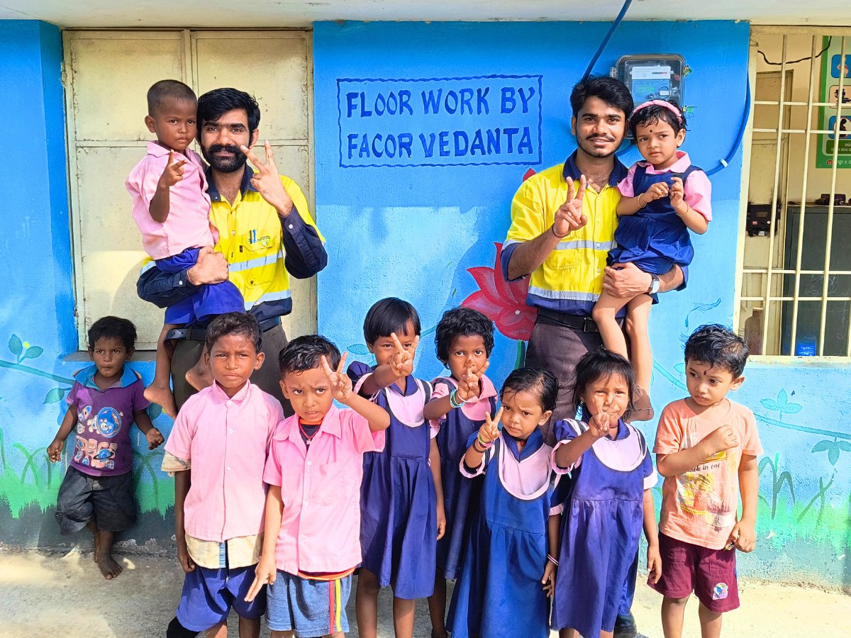 Joining hands with the #KhaanaKhaayaKya movement, FACOR employees engaged in activities with the children at Nand Ghar, highlighting the dedication towards nurturing the future of the community children. #transformingcommunities #transformingforgood #transforminglives