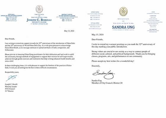 #NewYork, États-Unis : Les membres du conseil municipal de la ville de New York publient des lettres pour la Journée mondiale du Falun Dafa #WorldFalunDafaDay #May13 fr.minghui.org/html/articles/…
