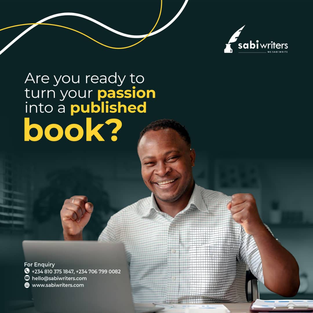 Are you ready to turn your passion from just an idea into reality? 

We can help.

Send us a DM.

#sabiwriters #writingcompany #writingdreams #writingindustry