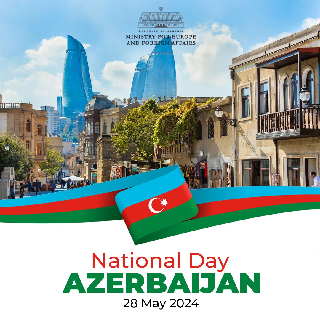 Congratulations to the people and Government of #Azerbaijan on celebrating their #NationalDay! Looking forward to expanding our bilateral relations in various areas of cooperation. 🇦🇱🤝🇦🇿