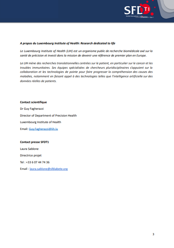 C’est avec une immense fierté que toute l’équipe SFDT1 annonce sa première publication sur les données de la cohorte !
L’étude « Heterogeneity of glycaemic phenotypes in type 1 diabetes » a été publiée dans la revue médicale internationale de renom Diabetologia.