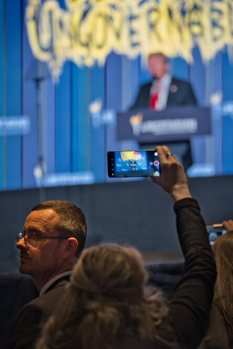 GabrielShipton's tweet image. Julian Assange freedom fast becoming a US election issue. President Trump saying he will seriously consider freeing Julian in an interview at the 2024 libertarian convention. 

I was at the convention and the support for Julian freedom is as strong as I’ve ever seen!