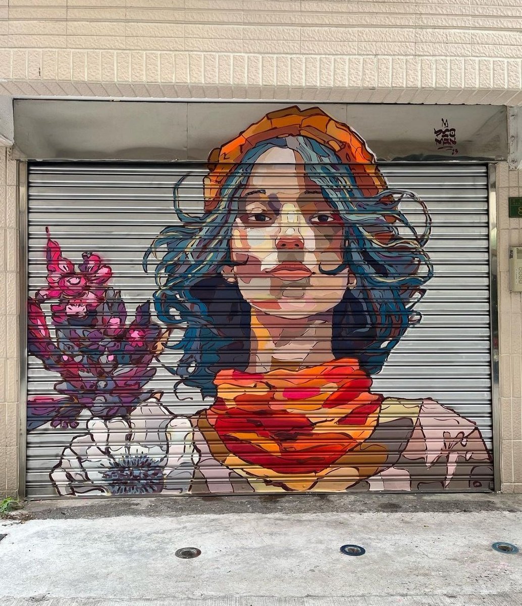 MolinaStreetArt's tweet image. Art by South Korean-Belgian Psoman in Kaohsiung City, Taiwan (2023) #psoman #streetart #lamolinastreetart | photo via artist mysl .nl/hjqHi