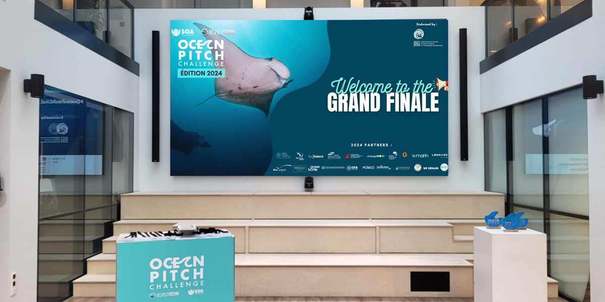 🏆⚡ [Jour J 🇫‌🇮‌🇳‌🇦‌🇱‌🇪‌ Ocean pitch challenge® 2024] Ils ne sont plus que 10 finalistes. Qui remportera la 4ème édition du concours #OceanPitchChallenge ? Rendez-vous aujourd’hui, à 17h, en direct! 👉urlz.fr/qO2Y