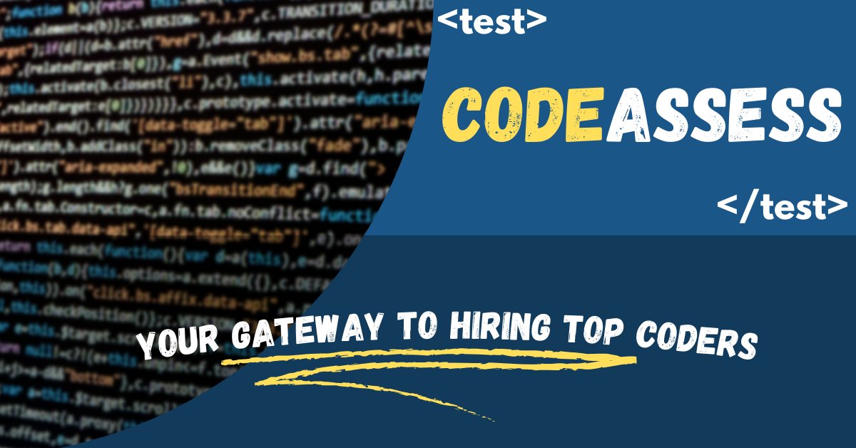 🔍 Struggling to find the perfect coder for your team? Say goodbye to endless resume searches and hello to #Codeassess! 🚀

Discover how Codeassess can streamline your hiring process, ensuring you recruit top talent effortlessly. 
#HiringSimplified

medium.com/@kartikkaushal…