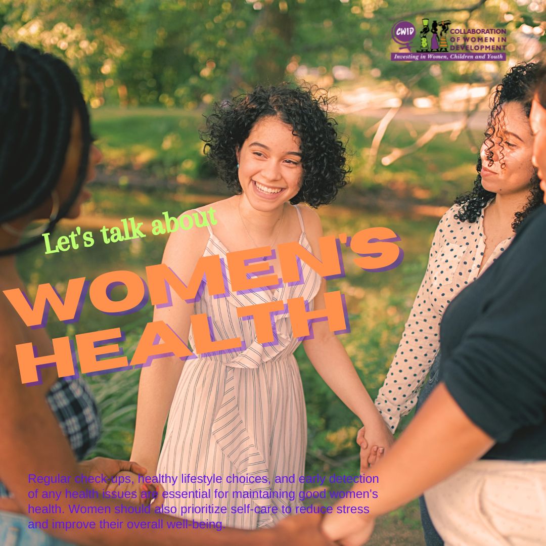 Women’s health is an essential aspect of public health. Access to healthcare services, including reproductive health care, can prevent diseases and promote well-being. #Womenshealthrights #menstrualhealthrights #CWIDGender @AkiliDada @ForumCiv @GlobalFundWomen @woman_kind