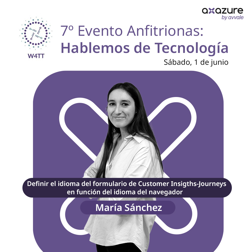Este sábado 01/06 contamos con un equipazo en la séptima edición de <a href="/women4tt/">Women4tt</a>. ¿Aún no tienes tu entrada?eventbrite.es/e/entradas-7o-…

¡Te estaremos esperando!

#eventos #Dynamics365 #PowerPlatform #W4TT #axazureRocks