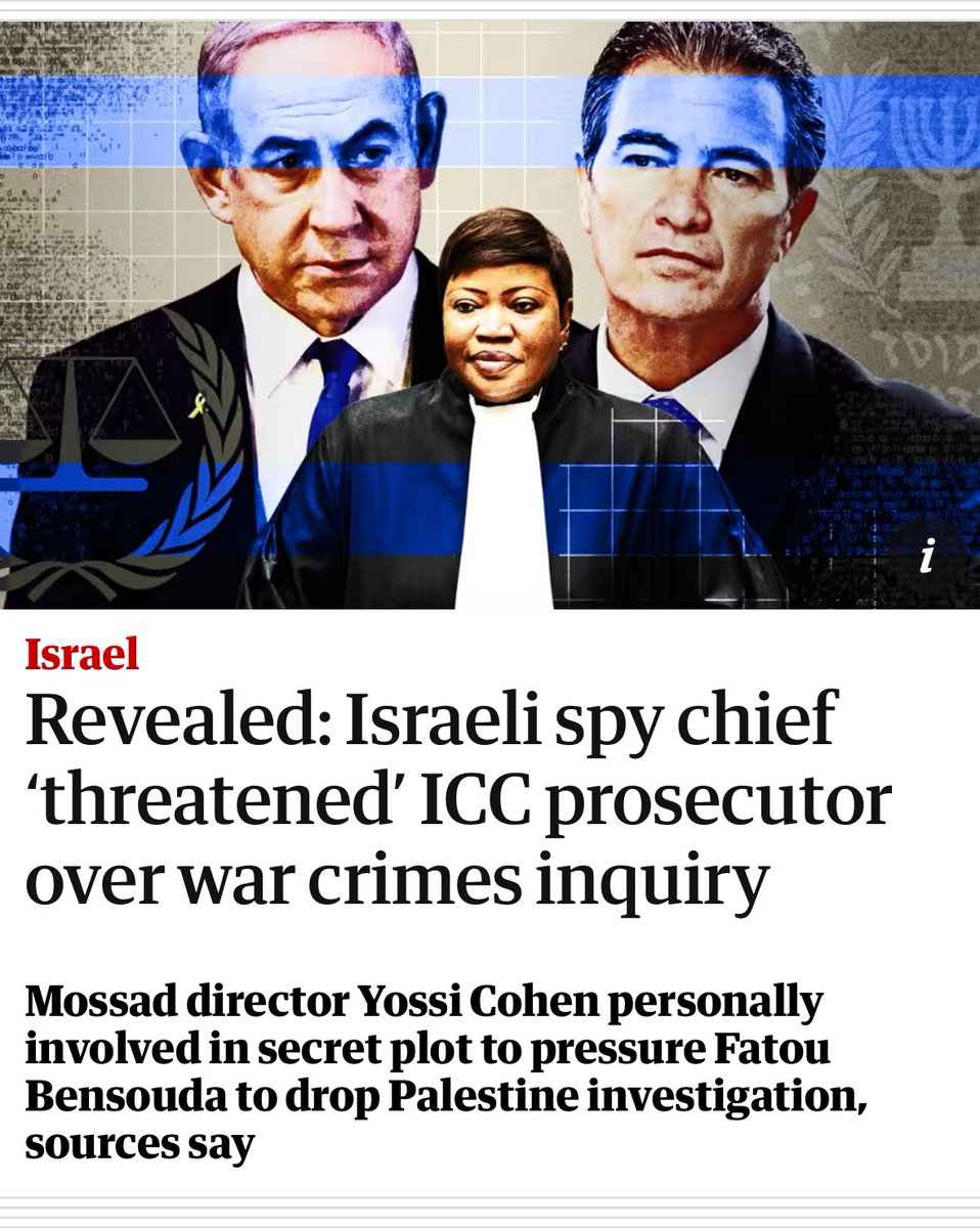 Revealed: Israel’s Mossad Director Yossi Cohen threatened ICC prosecutor. “You should help us and let us take care of you. You don’t want to be getting into things that could compromise your security or that of your family.”