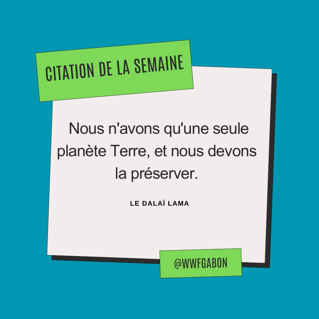 #Reminder Nous n’avons pas de planète de rechange . #PlanèteBleue #Durabilité