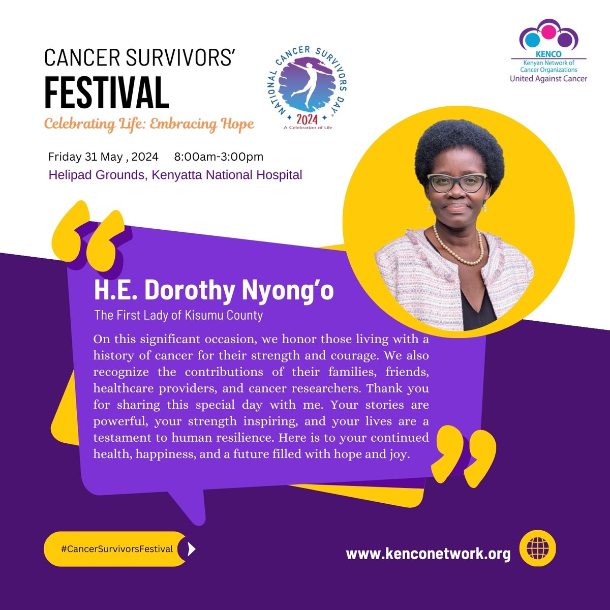 #CancerSurvivorsFestival