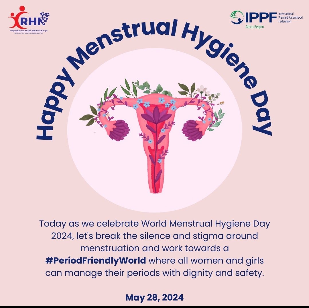 As we celebrate #MenstrualHygieneDay,let's aims to raise awareness&break the stigma around menstruation,promote education on menstrual health, advocate for accessible& affordable menstrual products& call for improved sanitation facilities in schools and public spaces. @rhnkorg