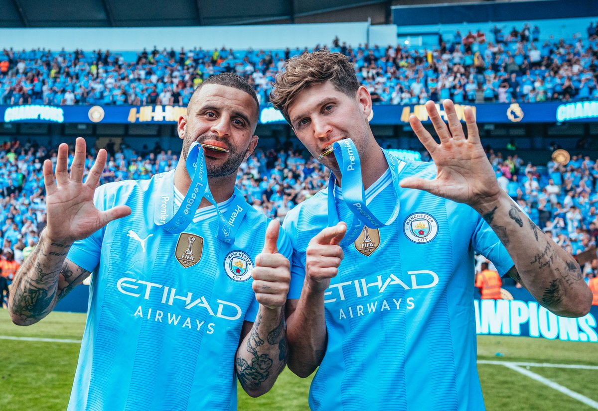 ManCity's tweet photo. A trio of birthdays! 🩵🩵🩵

Have a brilliant day, @PhilFoden, @kylewalker2 and John Stones! 🎂 https://t.co/Y17RWwZwbW