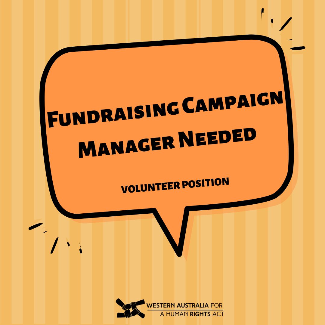 Western Australia for a Human Rights Act tweet media