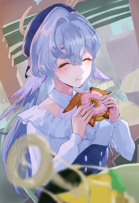 「ドーナツ 食べ物」のTwitter画像/イラスト(新着)