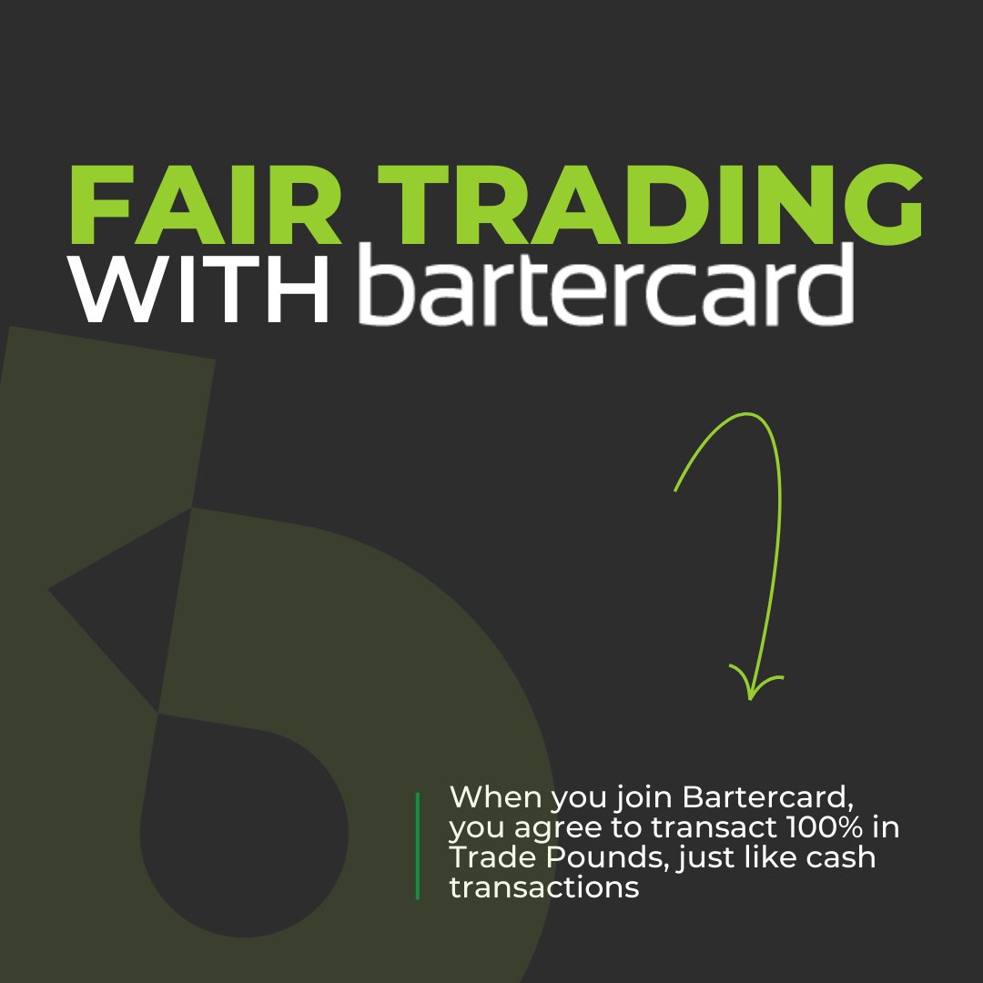 📘 All Bartercard transactions in your usual business must be 100% Trade Pounds. Outsourced services can be excluded. Follow the rules, trade confidently! #BartercardUK #TradeGuide