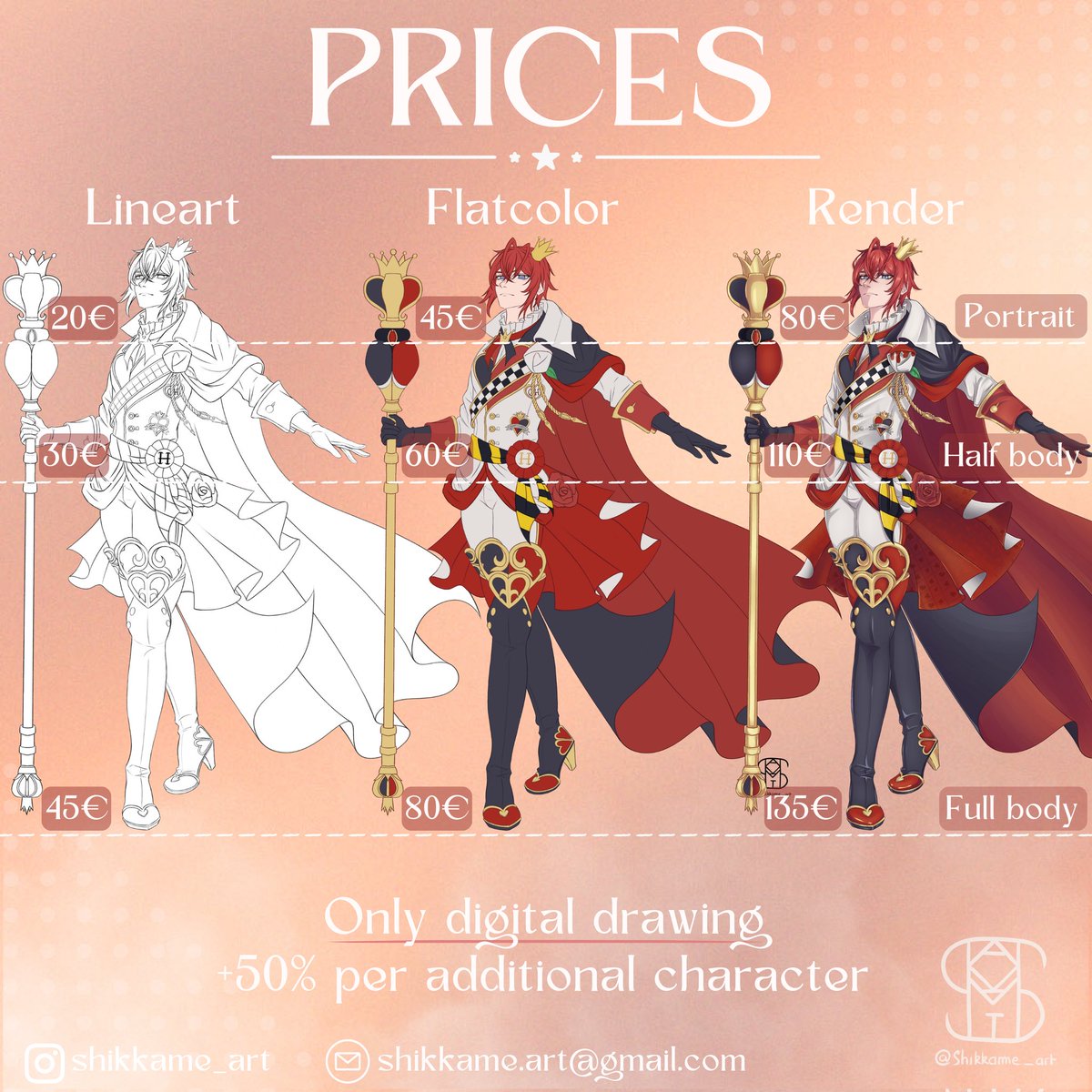 shikkame's tweet photo. 🌟 I'm happy to announce that my COMMISSIONS are finally OPEN !! 🌟

IMPORTANT :
• I'll open 3 slots. If all 3 are used at the same time, I'll close my commissions until one becomes available!
 1/4 https://t.co/ndsWhDKmqA
