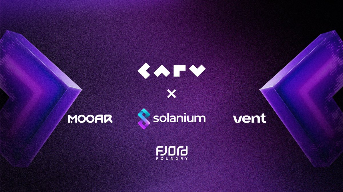 The CARV Node Sale fever is spreading! 🚀

4 other launchpads are joining us and the momentum is unstoppable.

Here are their respective sale dates:

🔽 Fjord Foundry @FjordFoundry 
Starts on 28 May, 9AM UTC (available for 24 hrs) 
app.fjordfoundry.com/pools/0xbB6882…
🔽 MOOAR @mooarofficial