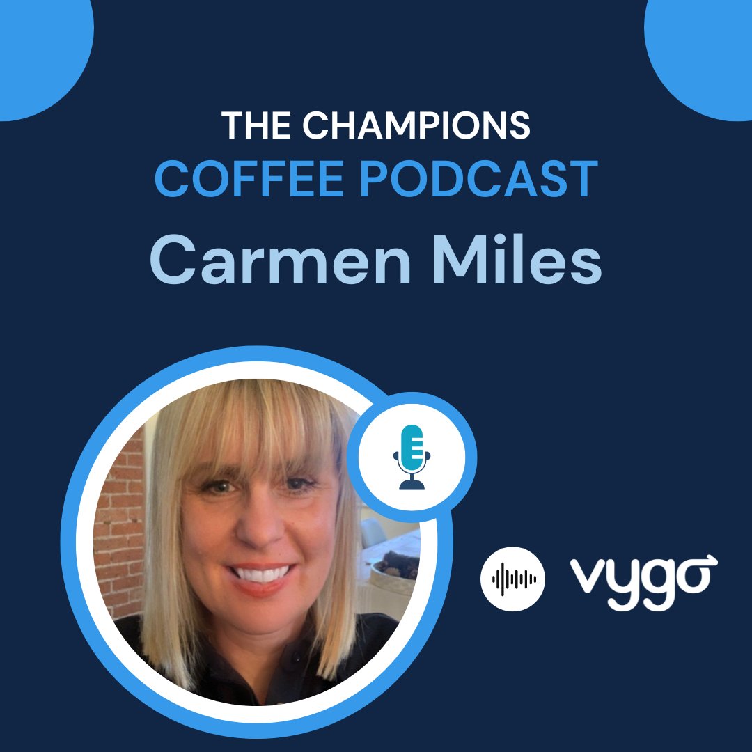 In this episode of the Champions Coffee Podcast, Hannah Gardner sits down with Carmen Miles from De Montfort University on the backdrop of the Digital Universities UK Conference in Exeter.

Tune in for this episode on Spotify : spoti.fi/3WZ8knH

#vygo #edtech #podcast