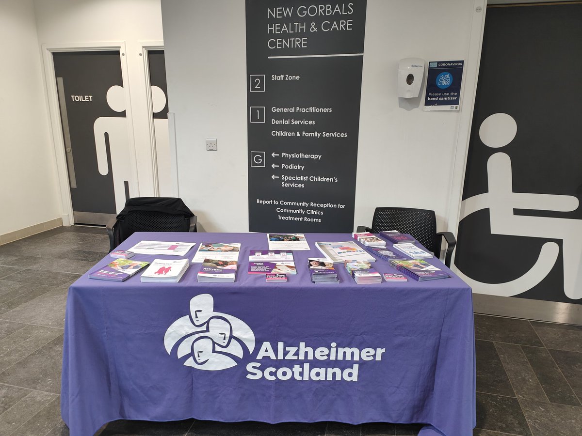 All set for #DAW24 at the <a href="/GCHSCP/">Glasgow City HSCP</a> <a href="/gorbalscentre/">New Gorbals Centre</a> stop by for information, to chat, and to find out more #DementiaAwareness <a href="/alzscot/">Alzheimer Scotland</a> <a href="/NewGorbalsHA/">New Gorbals HA</a>