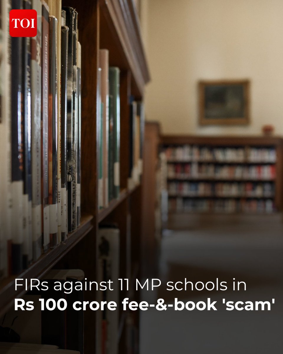 The Jabalpur administration has registered FIRs against 11 private schools for allegedly hiking fees illegally and coercing students to buy books from private publishers. 

Some booksellers are also named in the FIR. Read more🔗toi.in/zJcAKY/a24gk