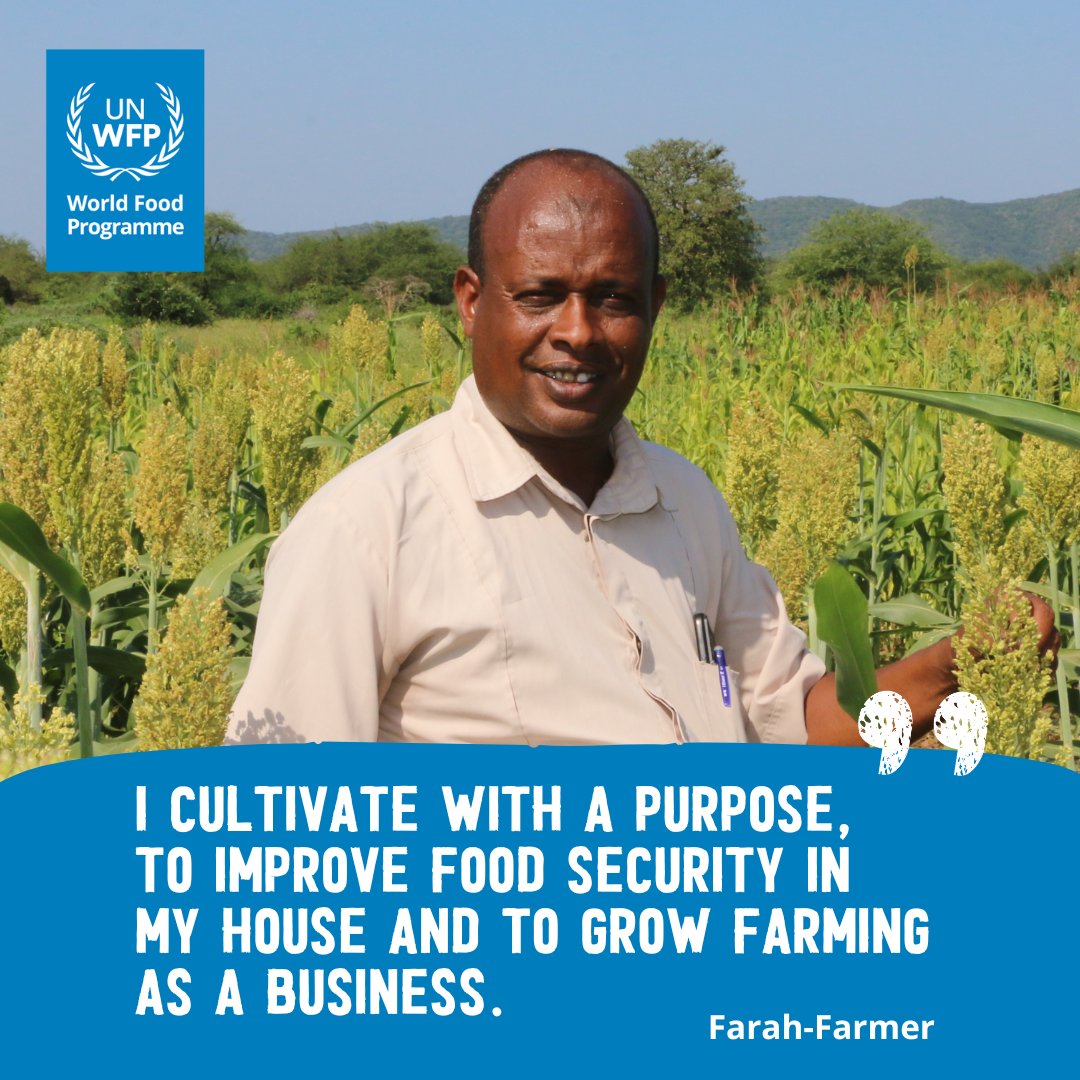 WFP_Kenya's tweet photo. Farah is a farmer service center, a one-stop shop for information and services.
With @WFP and #FtMA support, Farah is trained to diversify, increase, and protect his yields for better nutrition.
Read more about FtMA π https://t.co/cNoJDAIeWo https://t.co/HpnMWckkak