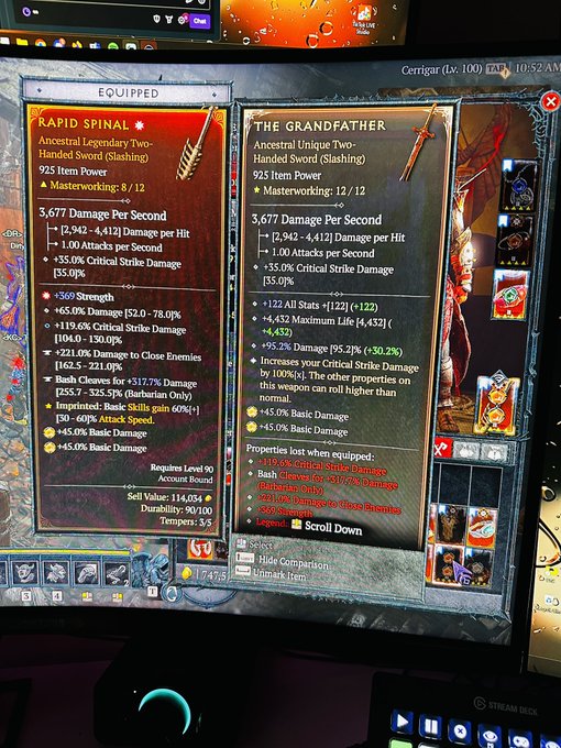 @Diablo  i am sick of your bugs. i upgrade grandfather twice and i didnt get upgrade and i lost so much<a class="tags" target="_blank" title="On Twitter" href="/?out=eyJ0eXAiOiJKV1QiLCJhbGciOiJIUzUxMiJ9.eyJpYXQiOjE3MjI2NzQ1NDksImlzcyI6InR3cG9ybnN0YXJzLmNvbSIsIm5iZiI6MTcyMjY3NDU0OSwiZXhwIjoxNzU0MjEwNTQ5LCJyZWRpcmVjdF91cmwiOiJodHRwczovL3R3aXR0ZXIuY29tL0RpYWJsbyJ9.GMJr8mgN8x2h8qxKhDtQt-xwQf3pfAeA-BwHYQU3azTE2OTTZu3uqkbtN1ntaSjX99xLgzJlh_vJu5ZhE1DPKw">@Diablo</a>