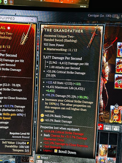 @Diablo  i am sick of your bugs. i upgrade grandfather twice and i didnt get upgrade and i lost so much<a class="tags" target="_blank" title="On Twitter" href="/?out=eyJ0eXAiOiJKV1QiLCJhbGciOiJIUzUxMiJ9.eyJpYXQiOjE3MjI2NzQ1NDksImlzcyI6InR3cG9ybnN0YXJzLmNvbSIsIm5iZiI6MTcyMjY3NDU0OSwiZXhwIjoxNzU0MjEwNTQ5LCJyZWRpcmVjdF91cmwiOiJodHRwczovL3R3aXR0ZXIuY29tL0RpYWJsbyJ9.GMJr8mgN8x2h8qxKhDtQt-xwQf3pfAeA-BwHYQU3azTE2OTTZu3uqkbtN1ntaSjX99xLgzJlh_vJu5ZhE1DPKw">@Diablo</a>