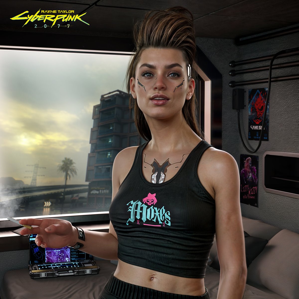 CMDR_FOSDYKE's tweet photo. Asking... Full 3d work Enhanced with Krea Ai
#custom3DCharacter #3dmodeling #lighting #Cyberpunk2077 #KreaAi https://t.co/oFRTSdbG81