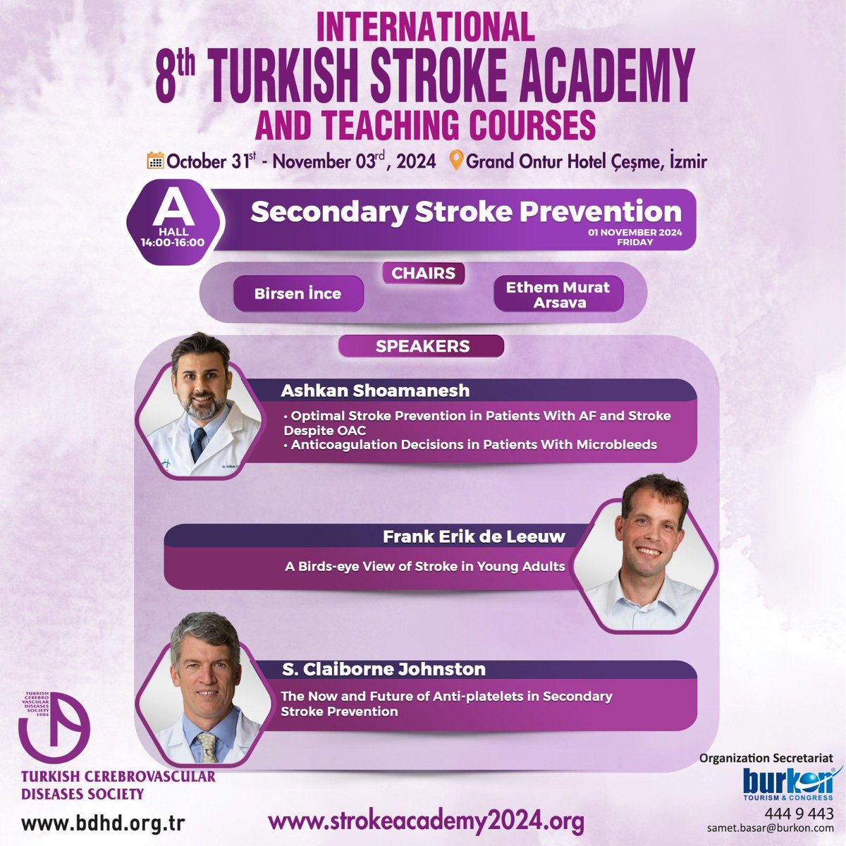 turkbeyindamar's tweet photo. 8th Turkish Stroke Academy and Teaching Courses will be held in Çeşme-İzmir #inmeakademisi #TürkiyeİnmeAkademisi #TurkishStrokeAcademy #tbdhd #tcvds #türkbeyindamarhastalıklarıderneği #Turkishcerebrovasculardiseasessociety https://t.co/t5XGFUrxWO
